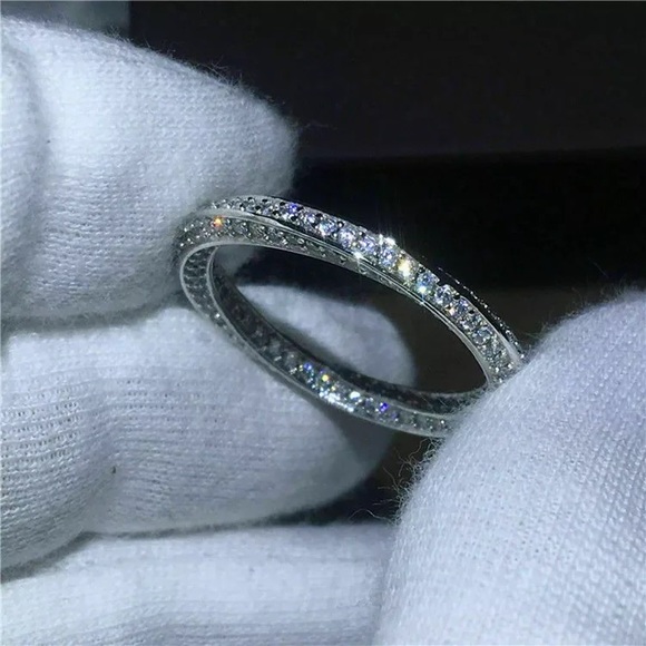 New Eternity Bridal Diamond Ring - Picture 4 of 6